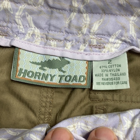 Horny Toad cropped khaki pants size 2 - Picture 5 of 5